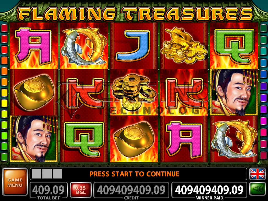 flaming treasures v2